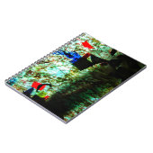 Calm blue abstract Spiral Photo Notebook,Smooth  ノートブック (左側)