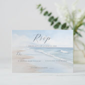 Calm Blue Beach Waves 出欠カード (スタンド正面)