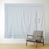 Calm Blue Minimalist Gradient タペストリー (インサイチュ(横))