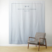 Calm Blue Minimalist Gradient タペストリー (インサイチュ)