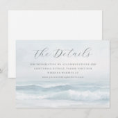 Calm Blue Ocean Waves エンクロージャーカード (正面/裏面)