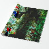 Calm blue texture Wrapping Paper,Smooth texture ラッピングペーパー (アンロールド)