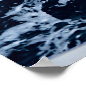 Calm body of water close-up photo ポスター (角)