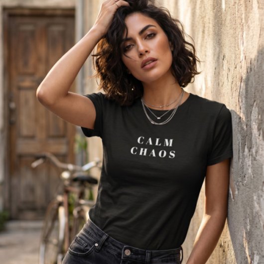 Calm Chaos - Women's Paradox T-Shirt Black Tシャツ