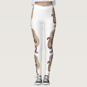 Calm Confidence Monkey –Minimal Lifestyle Leggings レギンス (正面)