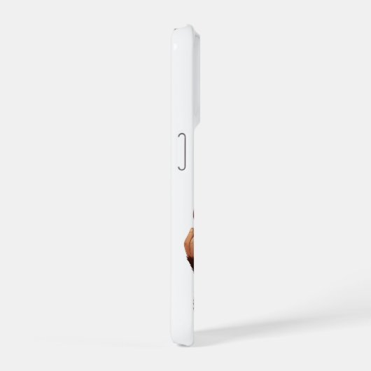 Calm Confidence Monkey – Minimal Phone Case iPhoneケース (右側面)