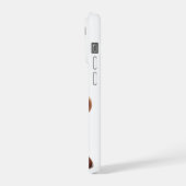 Calm Confidence Monkey – Minimal Phone Case iPhoneケース (左側面)