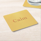 Calm Confirmationアクリルコースターセット スクエアペーパーコースター (アングル)