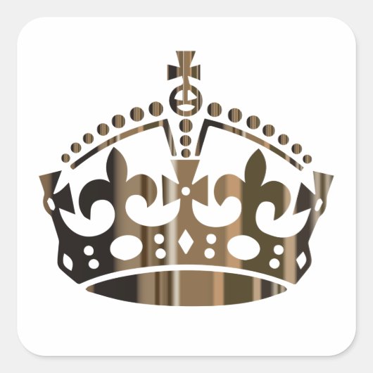 Calm Cooper保 Crown – 背景の変更 スクエアシール (正面)
