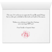 Calm + Coozy Red Mery Chrismas Chook Cligraphy (内部横(下))