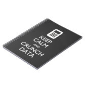 Calm Crunch保 Dataビッグデータノートブック ノートブック (左側)