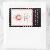 Calm & Cupcakes保 -ビジネスブランディングシール 長方形シール (バッグ)