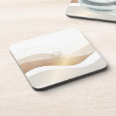 Calm Desert Waves with Fennec Essence | Minimal Se コースター (左側)