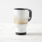 Calm Desert Waves with Fennec Essence | Minimal Se トラベルマグ (正面右)