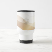 Calm Desert Waves with Fennec Essence | Minimal Se トラベルマグ (中央)