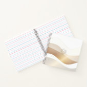 Calm Desert Waves with Fennec Essence | Minimal Se ノートブック (内部)