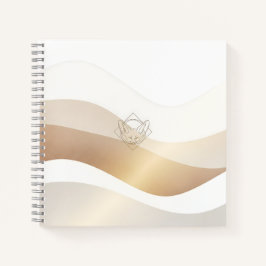 Calm Desert Waves with Fennec Essence | Minimal Se ノートブック