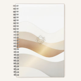 Calm Desert Waves with Fennec Essence | Minimal Se ノートブック