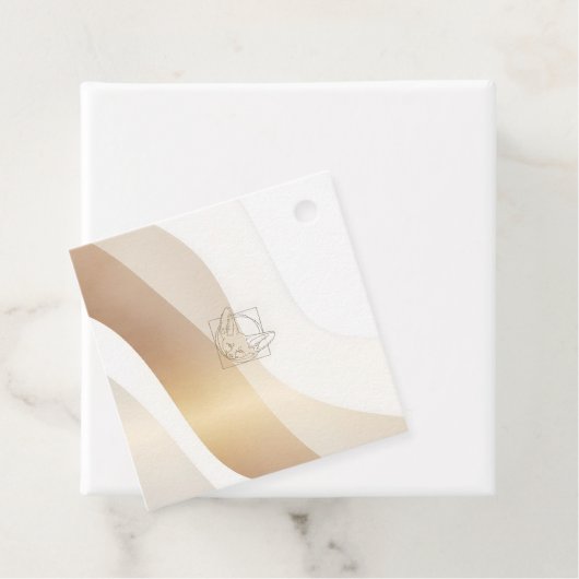 Calm Desert Waves with Fennec Essence | Minimal Se フェイバータグ (インサイチュ)