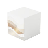 Calm Desert Waves with Fennec Essence | Minimal Se フォトキューブ (正面アングル)