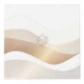 Calm Desert Waves with Fennec Essence | Minimal Se フォトキューブ (正面)