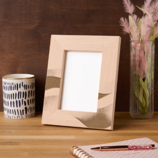 Calm Desert Waves with Fennec Essence | Minimal Se レーザー彫刻フレーム