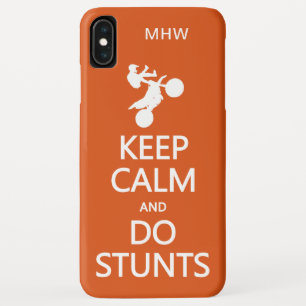 Calm & Do 保 Stuntsモノグラムカスタムケース iPhone XS Maxケース