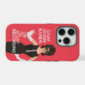 Calm Down Karen iPhoneケース (裏面横)