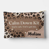 Calm Down Kit Animal Print | Self Care Gift アクセサリーポーチ (裏面)
