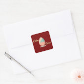 Calm Easter – Aesthetic Egg Art - Autocolante スクエアシール (封筒)