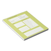 Calm Evening Routine Planner ノートパッド (アングル)