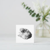 Calm First Impression, Soft Curve スクエア名刺 (スタンド正面)