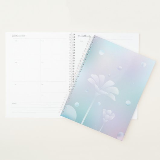 Calm Flower Hardcover Daily Planner プランナー手帳 (ディスプレー)