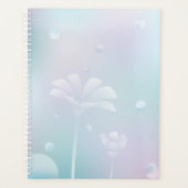Calm Flower Hardcover Daily Planner プランナー手帳 (正面)