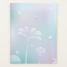 Calm Flower Hardcover Daily Planner