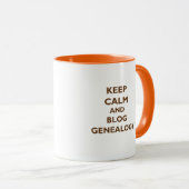 Calm Genea保 Bloggers Mug マグカップ (正面右)