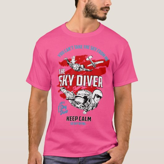Calm Go保 Skyダイビング Tシャツ (正面)