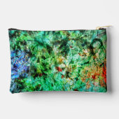 Calm green abstract Cut Sew Bag,Smooth abstract アクセサリーポーチ (裏面)