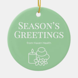 Calm Green Wellness Office Ornament セラミックオーナメント