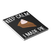 Calm I保がパイのパイメーカー&ベーカースを作った ノートパッド (アングル)