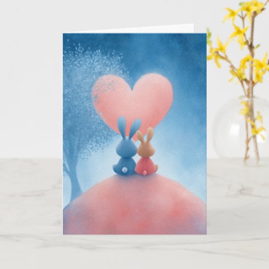 Calm in My Chaos Valentine Card カード (黄色い花)