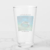 Calm In The深い – グラスを飲む タンブラーグラス (裏面)