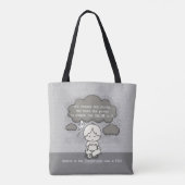 Calm in the Storm Tote Bag トートバッグ (裏面)
