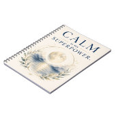 Calm Is My Superpower - マインドフルネスノート ノートブック (左側)