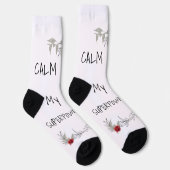 Calm Is My Superpower | 自己の信頼と自信 ソックス (右)