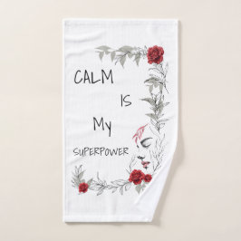 Calm Is My Superpower | 自己の信頼と自信 バスタオルセット
