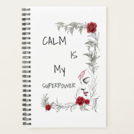 Calm Is My Superpower | 自己の信頼と自信 プランナー手帳