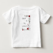 Calm Is My Superpower | 自己の信頼と自信 ベビーTシャツ (裏面)