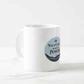 CALM IS YOUR POWER MUG コーヒーマグカップ (正面左)