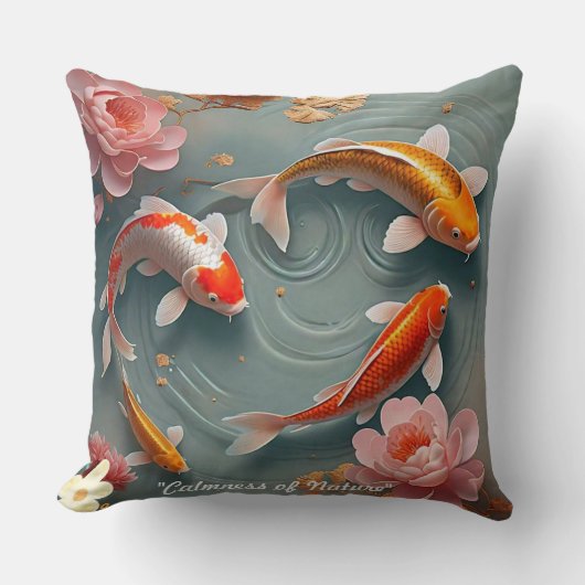 "Calm Japanese Garden" クッション (正面)